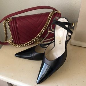 ******SOLD********Chanel two tones high heel high pumps size 40 or 9